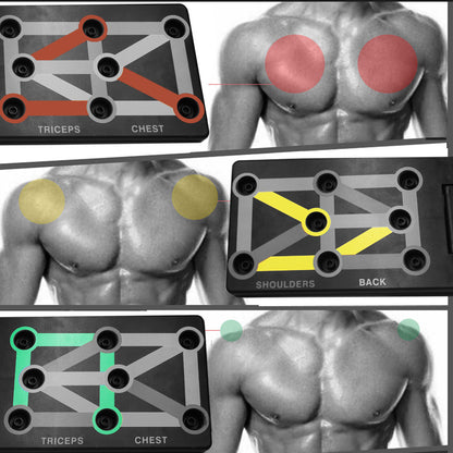Multipurpose Push-Up Board for Beginners (W Shape)