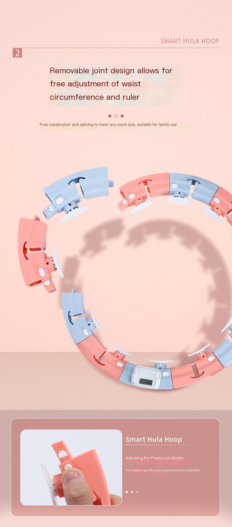 Smart Counting Hula Hoop for Women's Fitness
